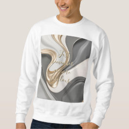 Sweatshirt in abstrakter Grafik