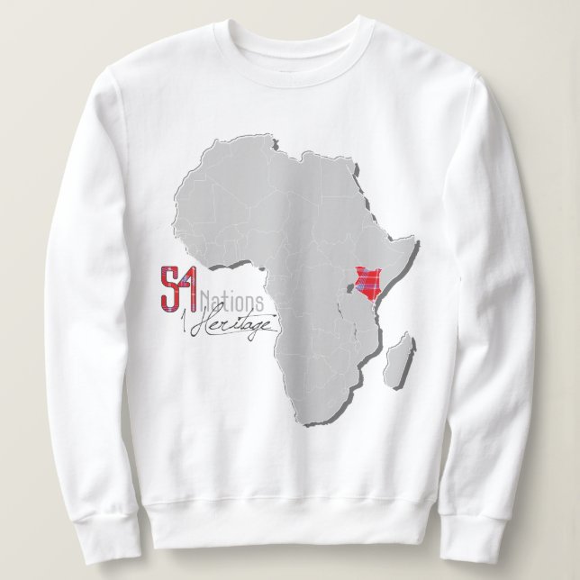 Sweatshirt "Kenias" Crewneck (Design vorne)