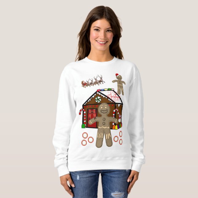 Sweatshirt Lebkuchenmann (Vorne ganz)
