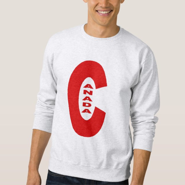 Sweatshirt Männer Design Canada (Vorderseite)