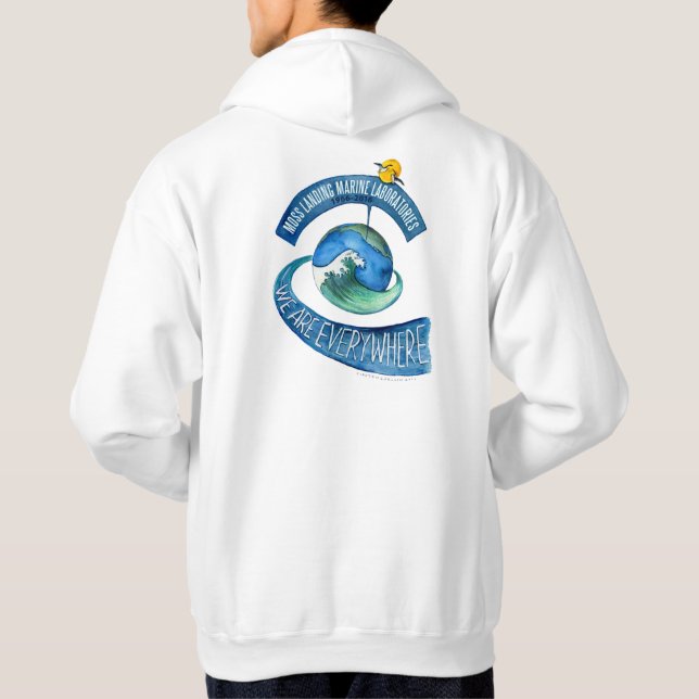 Sweatshirt (Männer): Grundlegendes mit Kapuze, (Rückseite)