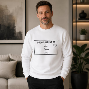 Sweatshirt mit individuellem Kindernamen – Geschen