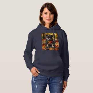 Sweatshirt mit Mops-Hund-Halloween