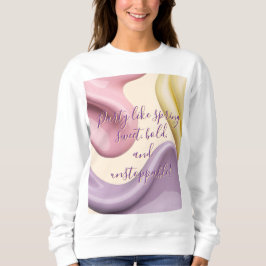 Sweatshirt mit stilvoller abstrakter Grafik