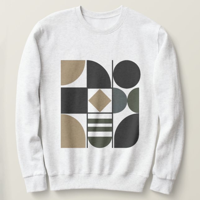 Sweatshirt mit verschiedenen Formen für Männer (Design vorne)