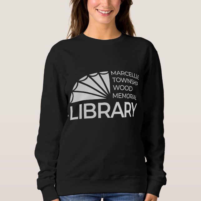 Sweatshirt mit weißem Logo (Vorderseite)