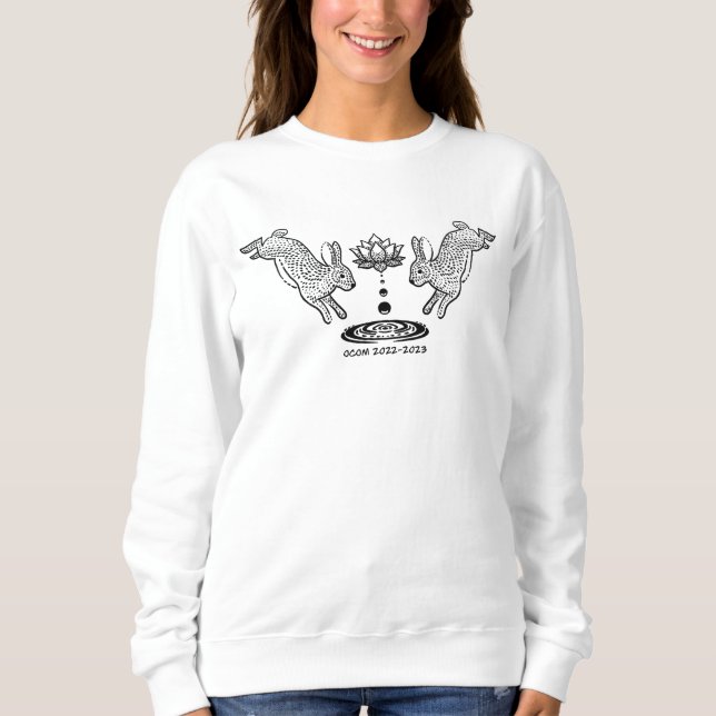 Sweatshirt No Hoodie White (Vorderseite)