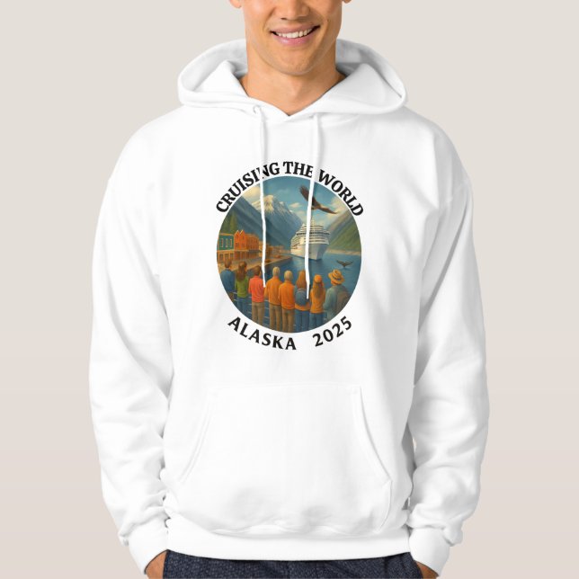 Sweatshirt or Hoodie for Alaska Cruise for family (Vorderseite)