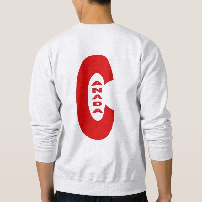 Sweatshirt Rucksack Mann DESIGN CANADA (Rückseite)