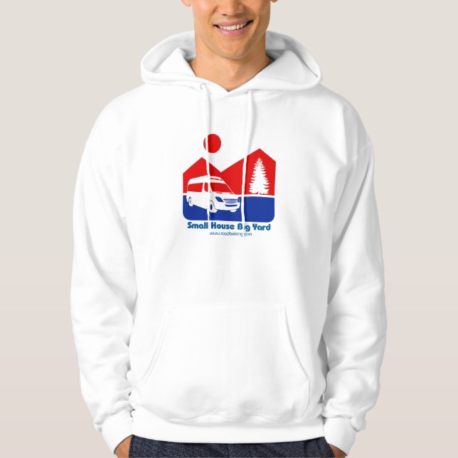Sweatshirt RV Roadtrek - kleines Haus großes Yard (Vorderseite)