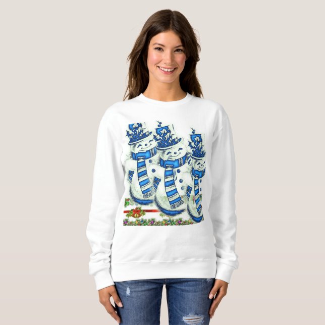 Sweatshirt Snowman (Vorne ganz)