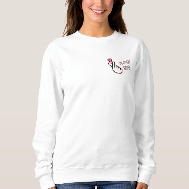 Sweatshirt T - Shirt Kleidung k-Pop Girl Logo (Vorderseite)