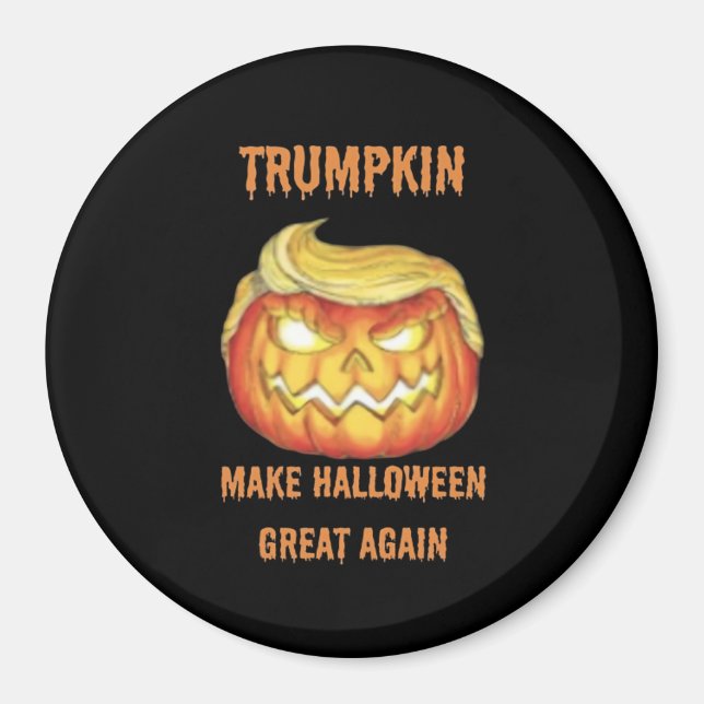 Sweatshirt, Trumpkin, Halloween Classic Magnet (Vorne)