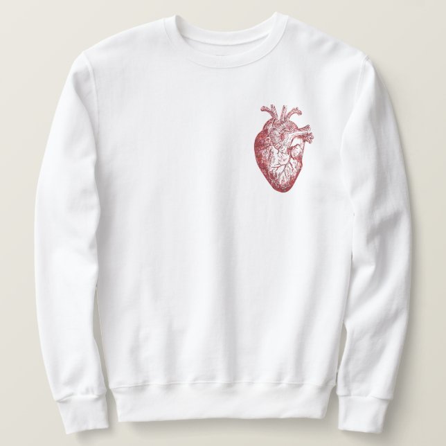 Sweatshirt vom Menschen - Einzigartiges anatomisch (Design vorne)
