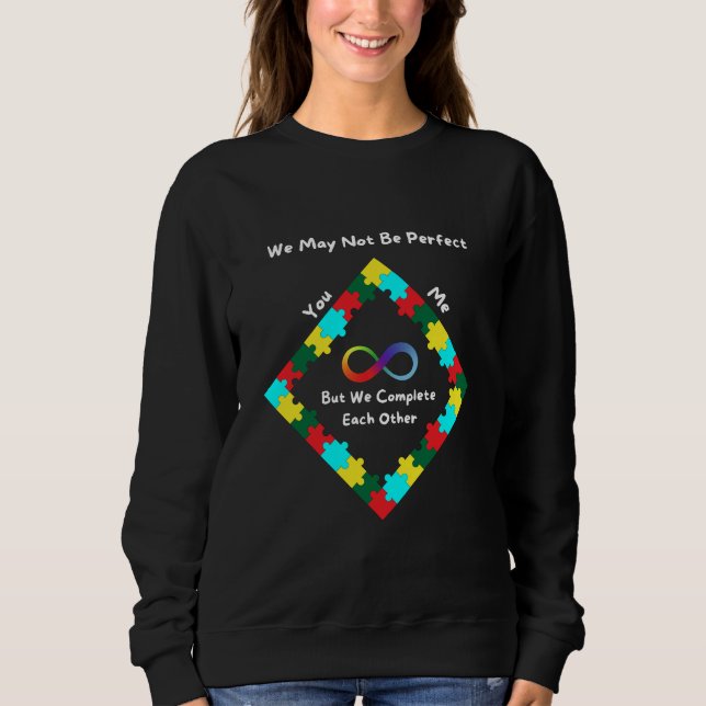 Sweatshirt | Wir sind vielleicht nicht perfekt (Vorderseite)