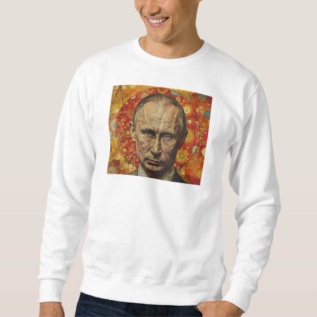 Sweatshirts Wladimir Putin Abstrakte Kunst (Vorderseite)