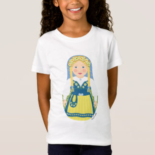 Swede Matryoshka Girls' T - Shirt