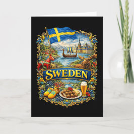 Sweden Feiertagskarte