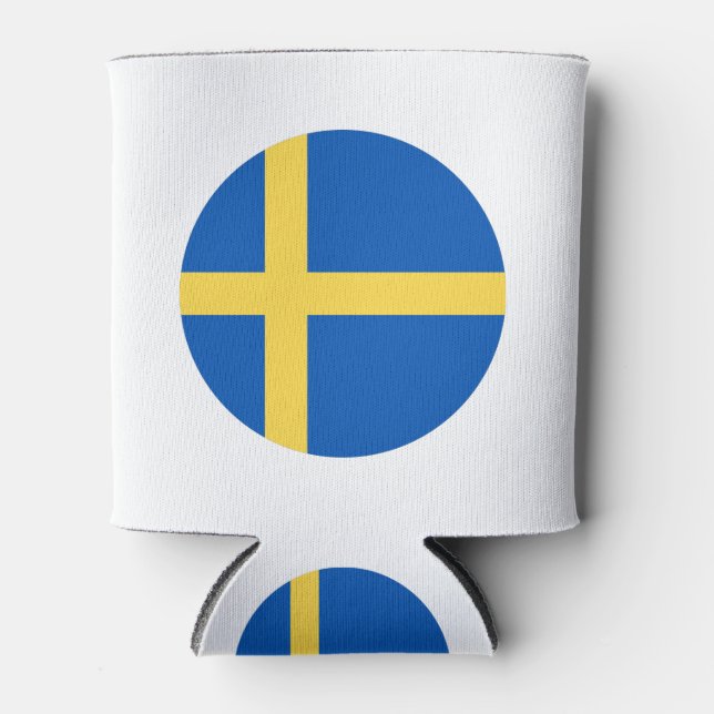 Sweden Flag Dosenkühler (Vorderseite)