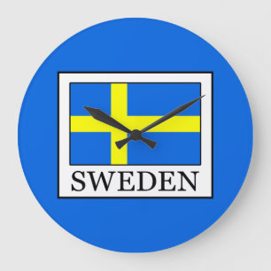 Sweden Große Wanduhr
