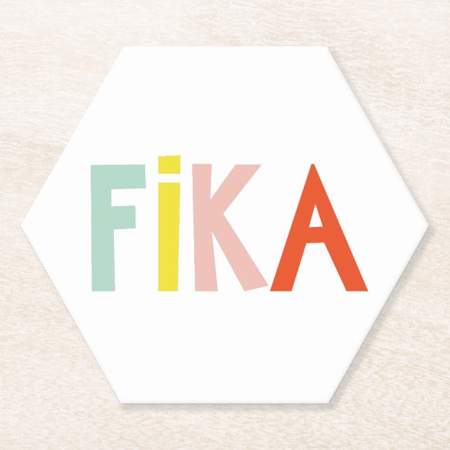 Swedish Fika Colors Untersetzer (Vorderseite)