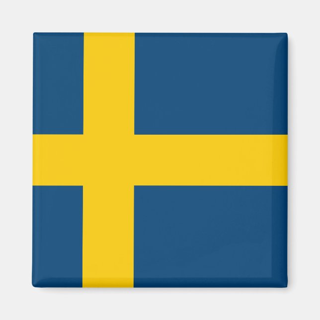 Swedish Flag Magnet (Vorne)