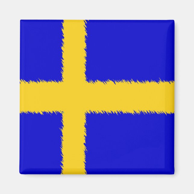 Swedish Flag Magnet (Vorne)