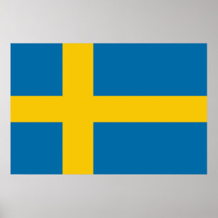 Swedish Flag Poster