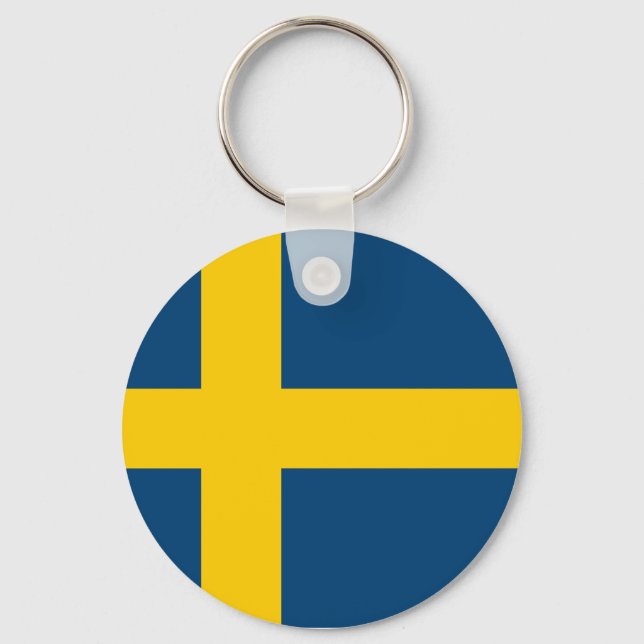 Swedish Flag Schlüsselanhänger (Vorderseite)