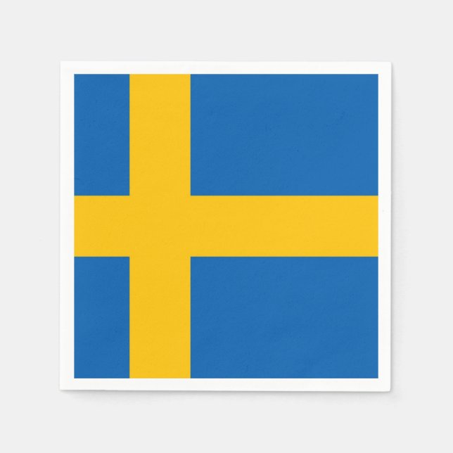 Swedish Flag Serviette (Vorderseite)