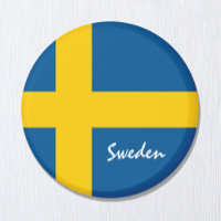 Swedish flag & Sweden holiday, travel /sport