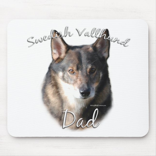 Swedish Vallhund Vater 2 Mousepad (Vorne)