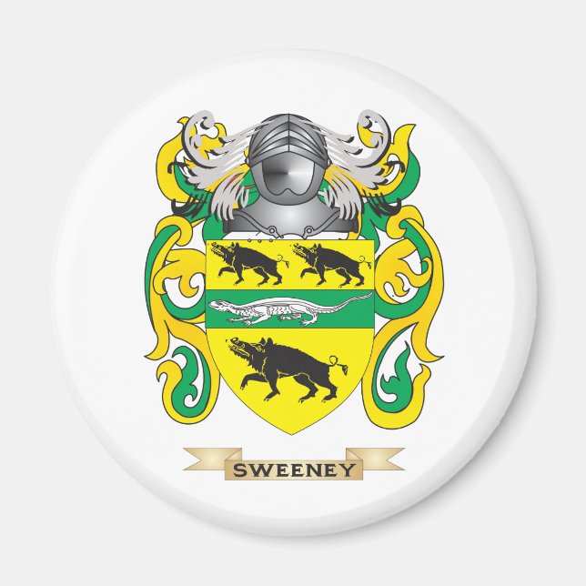 Sweeney Coat of Arms (Familienwappen) Magnet (Vorne)