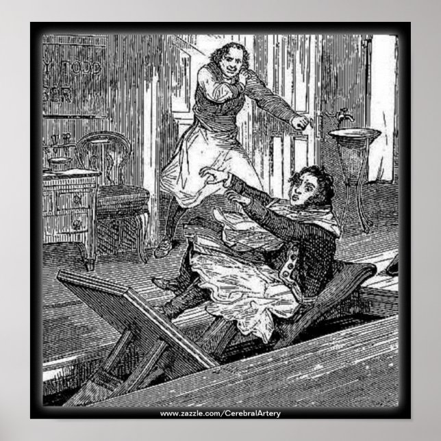 Sweeney Todd-Barbers Chair Penny Dreadful Poster (Vorne)