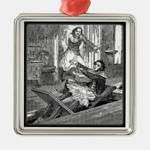 Sweeney Todd-Friseurstuhl-Penny Dreadful Ornament Aus Metall