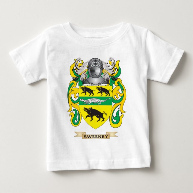 Sweeney Wappen (Familienwappen) Baby T-shirt (Vorderseite)