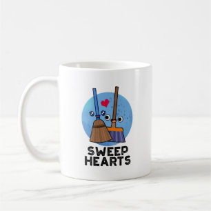 Sweep Hearts Funny Sweet Hearts Broom Puff Kaffeetasse
