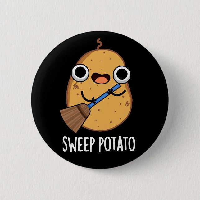 Sweep Potato Funny Sweet Potato Puppe Dark BG Button (Vorderseite)