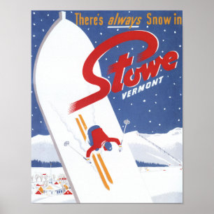 Sweeping S - Es gibt immer Schnee Werbeplakat Poster