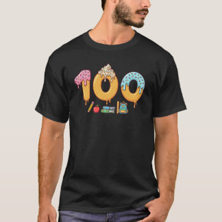 Sweet 100 Days of School Ice Cream Celebration T-Shirt