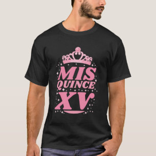 Sweet 15 mexikanische Geburtstagsparty Quinceanera T-Shirt
