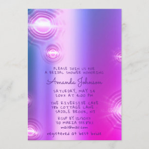 Sweet 16. 15. Futuristic Unicorn Pink Einladung