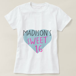 Sweet 16 16. Geburtstag T - Shirt
