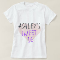 Sweet 16 16. Geburtstag T - Shirt