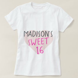 Sweet 16 16. Geburtstag T - Shirt