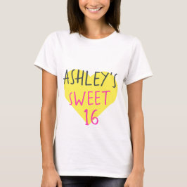 Sweet 16 16. Geburtstag T - Shirt