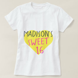 Sweet 16 16. Geburtstag T-Shirt