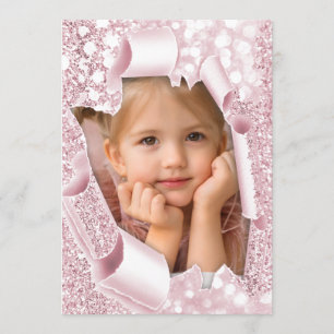 Sweet 16. 1. 2. 3. 4. 5. Rosa Glitzer 3d Einladung