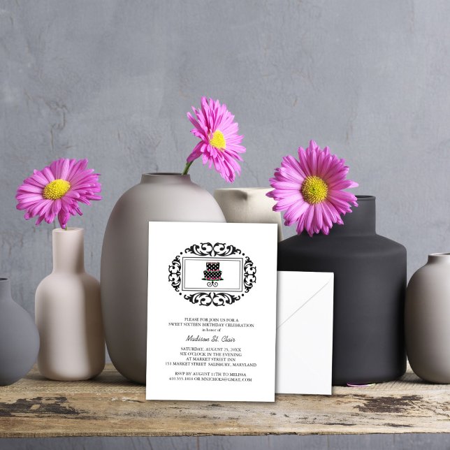 Sweet 16 Birthday Party Einladungen (Von Creator hochgeladen)