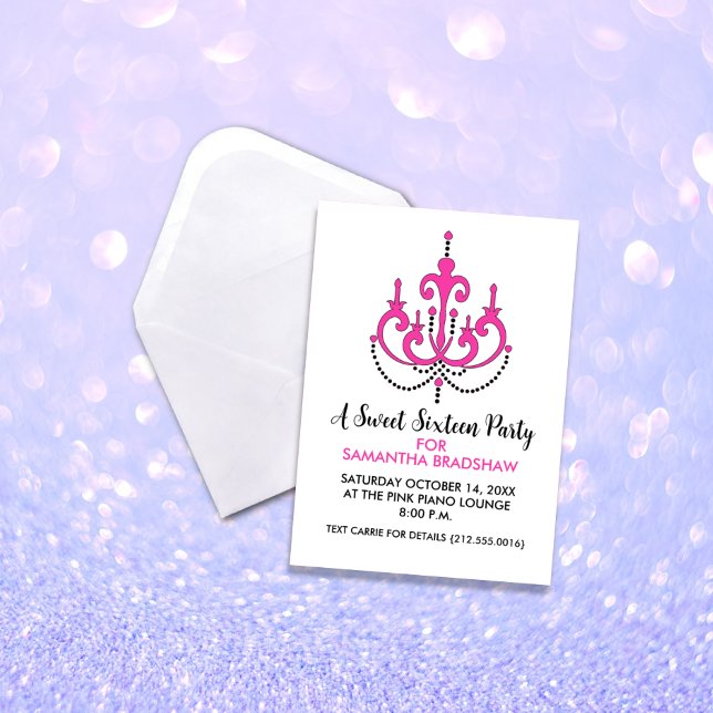 Sweet 16 Birthday Party Einladungen (Von Creator hochgeladen)